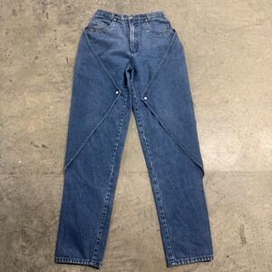 Blaze Women's VTG Riding Bareback Western Jeans Flap Snap S/28 Equestrian